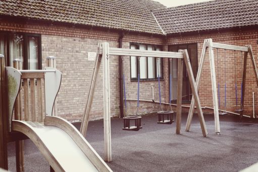 The picture shows the children's play area