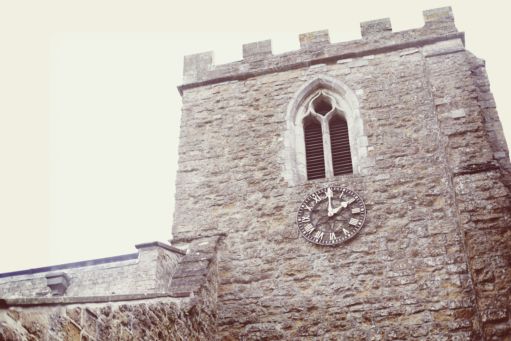 A picture of St Peter's church tower